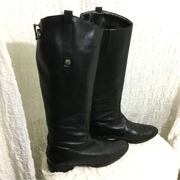 Sam Eldeman Penny Leather Tall Riding Boots Size 9.5M