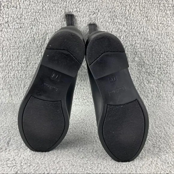 Sam edelman rain Boots Tinsley Black Slip On Womens 7 W Elastic Sides Ankle‎