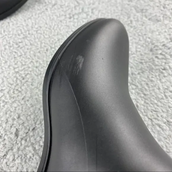 Sam edelman rain Boots Tinsley Black Slip On Womens 7 W Elastic Sides Ankle‎