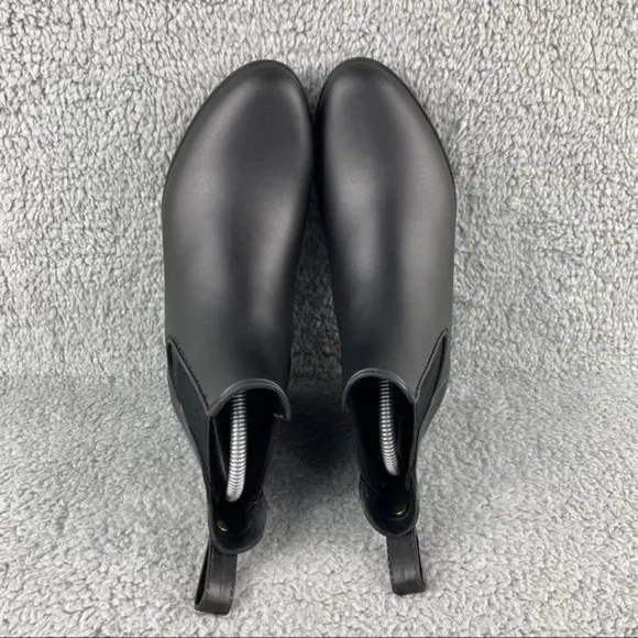 Sam edelman rain Boots Tinsley Black Slip On Womens 7 W Elastic Sides Ankle‎