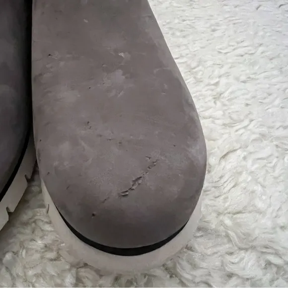 Samuel Hubbard Samsport Chelsea Boots Gray Nubuck Leather Slip-On Size 11 Womens