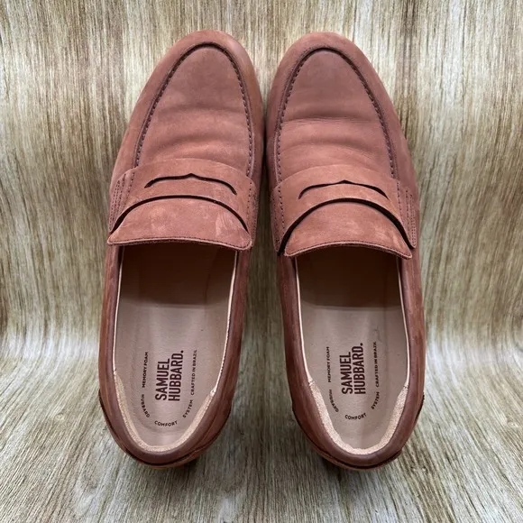 Samuel Hubbard Tailored Traveler Men's Size 11.5 W Brown Casual Loafers Shoes