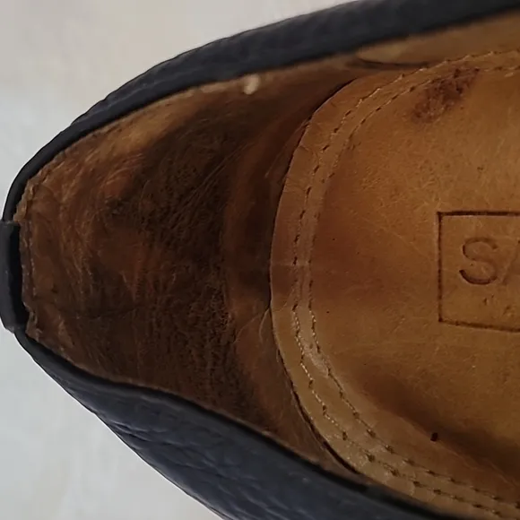 Sandro Men's Leather Loafers Size 10D Black
