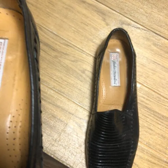 Sandro Moscolini men black loafers, Lizard leather, 13