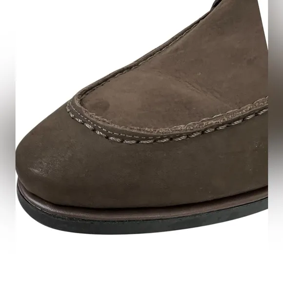 Sandro Moscoloni Mens Loafers Brown Size US 10.5 D EU 43 Suede Casual Leather