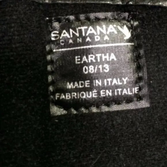 Santana Canada Black Eartha Pebble Leather Boots