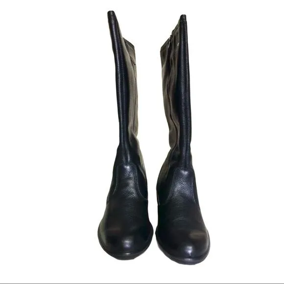 Santana Canada Black Eartha Pebble Leather Boots