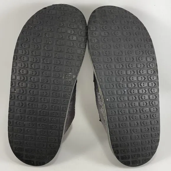 Sanuk Donny x Surfrider Slip On Casual Beach Loafers Mens Size 9 Gray Silver