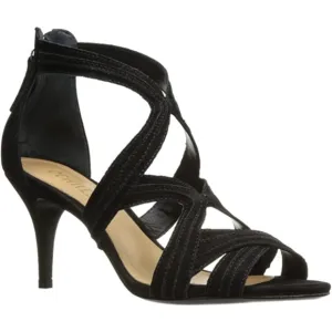 Schutz Cayenne Black Suede Heels Pump Shoe Sandals