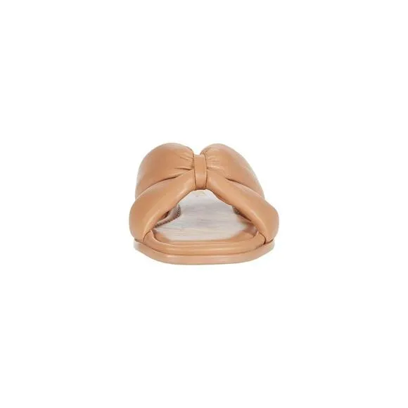 Schutz Fairy Flat Padded Leather Sandals - 9