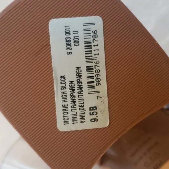 Schutz Victorie Womens Leather Open Toe Slide Sandals, brand new, no box