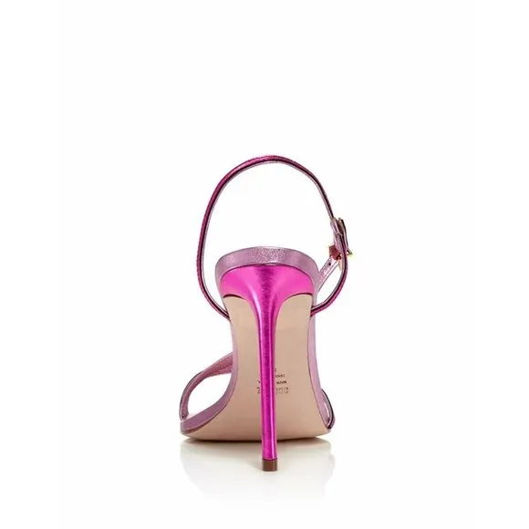 Schutz Women's Luna High-Heel Metallic Sandals