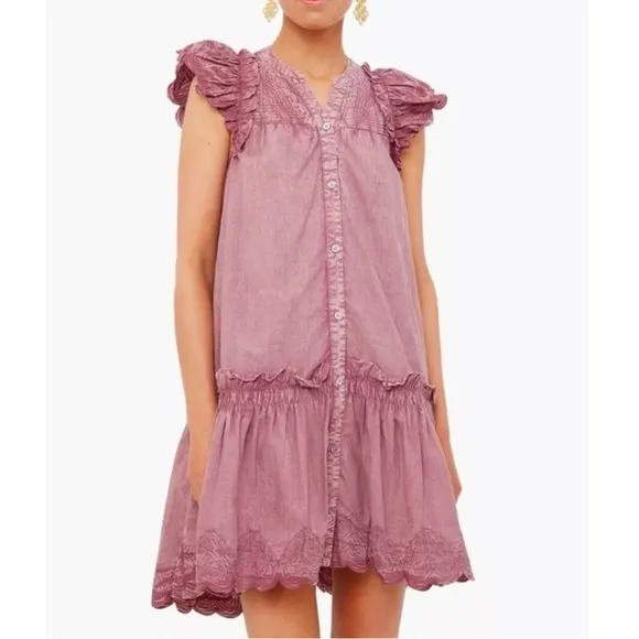 Sea New York Heidi Hart Quilted Petal Dress size Small.