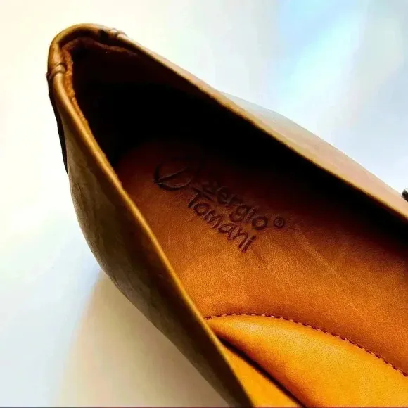 Sergio Tomani Tuka Leather Slip On Shoes