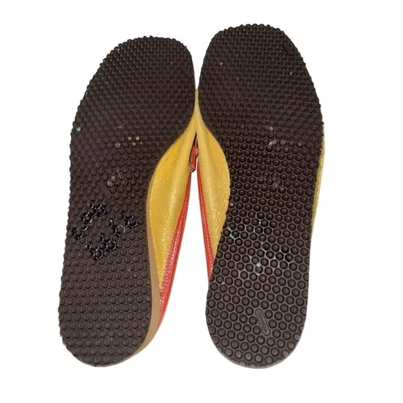 Sesto Meucci Women's Multicolor Shimmer Loafers 8 Casual Flats mules preppy VTG