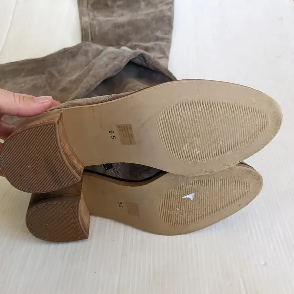 SEYCHELLES Anthropologie Overheard Over-The-Knee Suede Boots