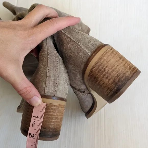 SEYCHELLES Anthropologie Overheard Over-The-Knee Suede Boots