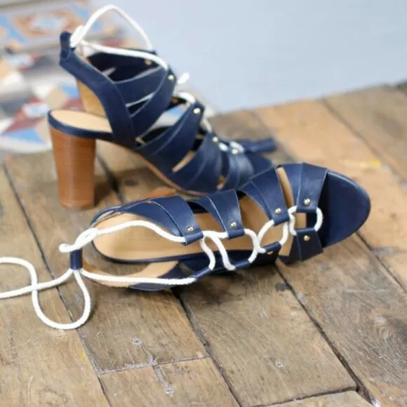 Sezane High Gladiator Sandals size 40