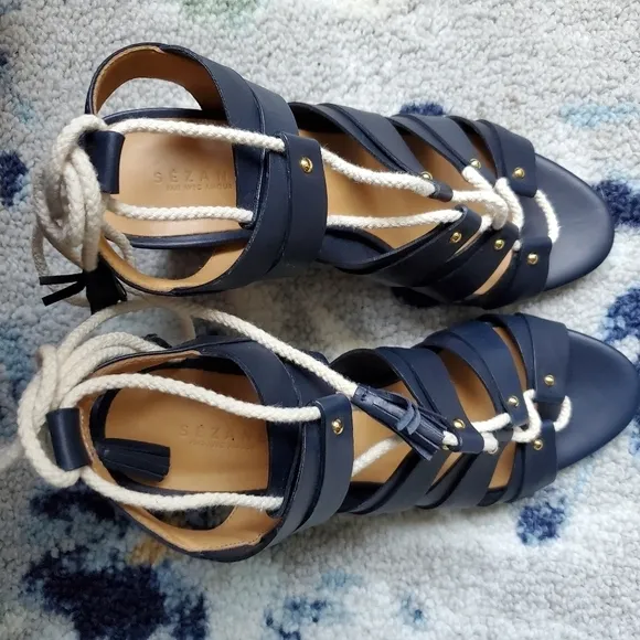 Sezane High Gladiator Sandals size 40