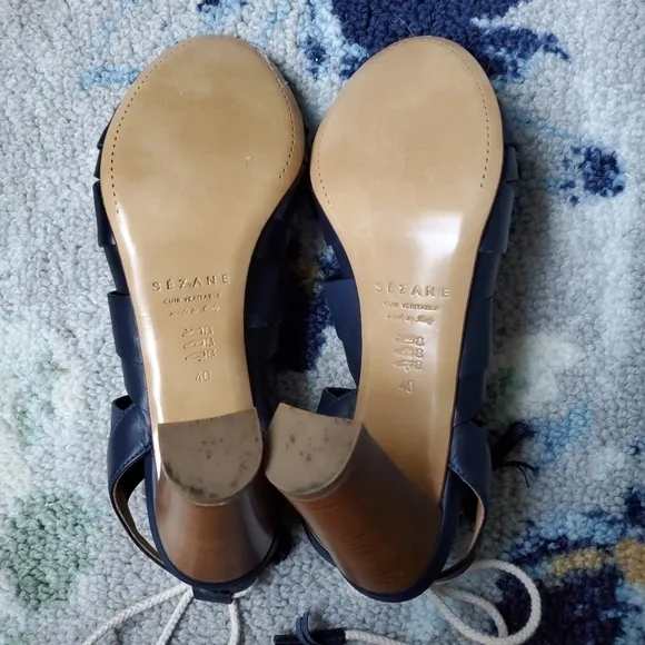 Sezane High Gladiator Sandals size 40