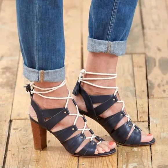 Sezane High Gladiator Sandals size 40