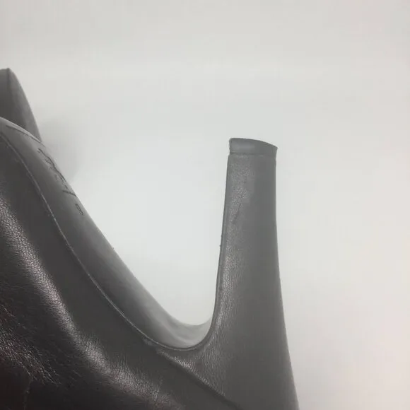 Sigerson Morrison Black Leather Ankle Booties Sz 9