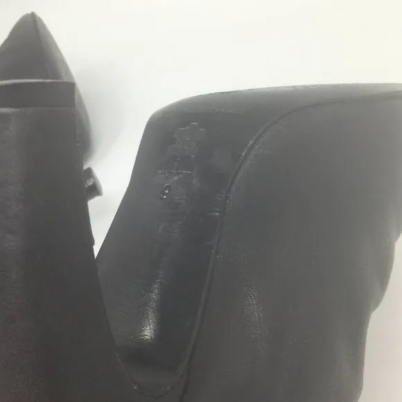 Sigerson Morrison Black Leather Ankle Booties Sz 9