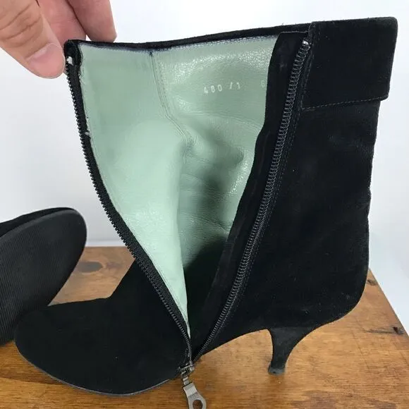 Sigerson Morrison cuffed heel boots