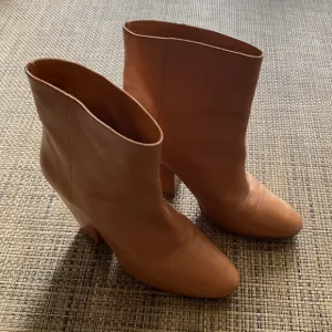 Simon Miller Brown Leather Heeled Boots Booties
