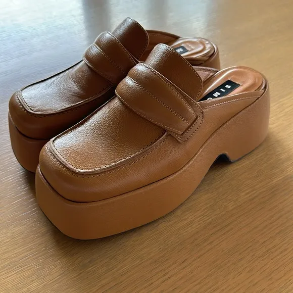 Simon Miller Platform Loafers Slide Shoe