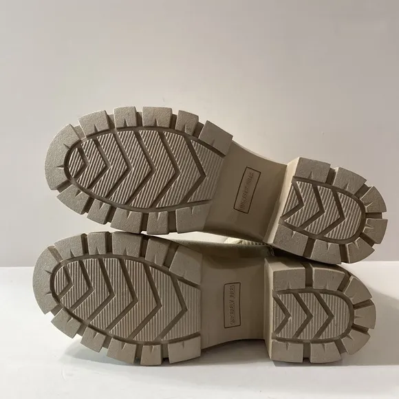 Sincerely Jules &quot;NEW&quot; Y2K Faux Suede Retro Chunky Heel Platform Lug Sole Boots 9