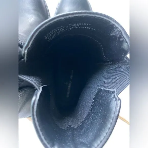 SINCERELY JULES Hola 2 Slip-On Chelsea Ankle Boots, Black leather sz 7.5 NWOB