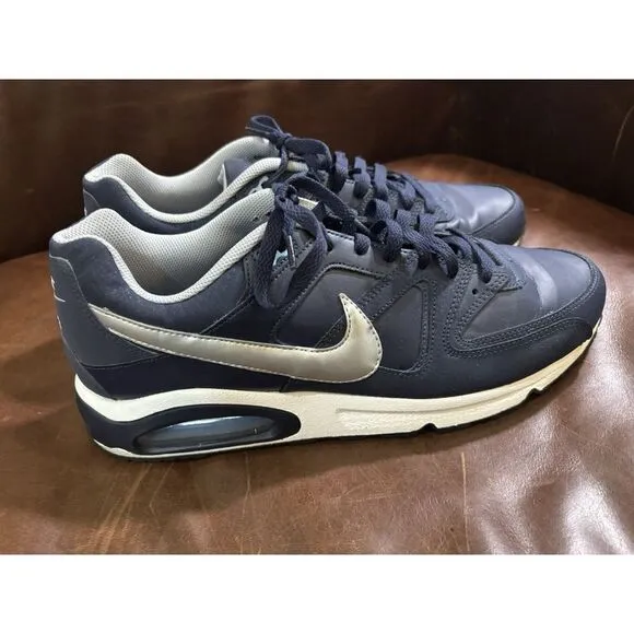 Size 13- Nike Air Max Command Leather‎ Obsidian EUC