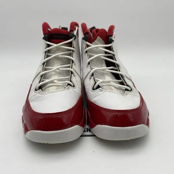 Size 3y- (GS) Nike Air Jordan 9 Retro PS Youth White Gym Red (401811-160)