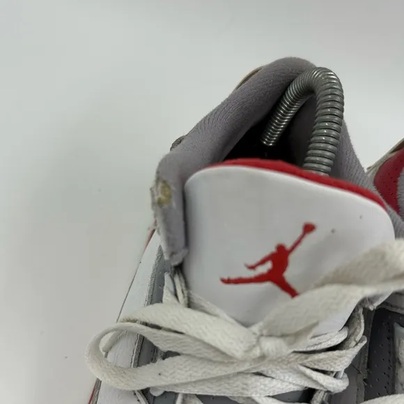 Size 4.5y - Air Jordan 3 Retro OG Fire Red 2022 DM0967-160 White GS Sneakers