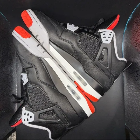 Size 5Y - Air Jordan 4 Retro Bred Reimagined, FQ8213-006, CLEAN, No Box