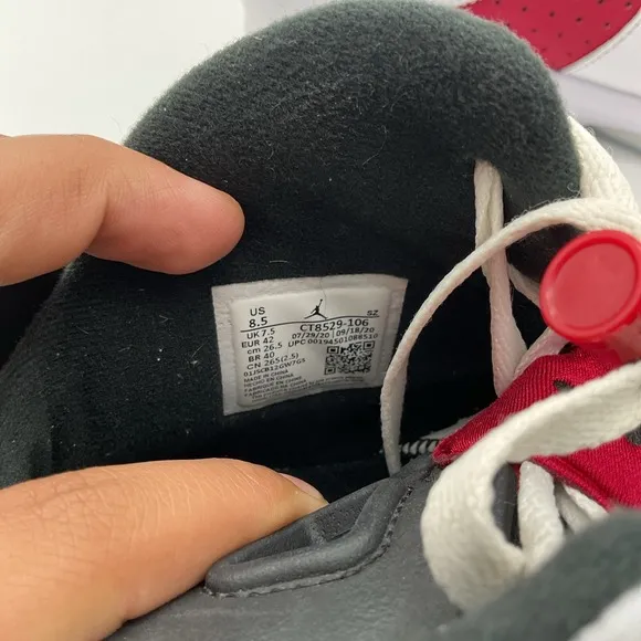 Size 8.5 - Jordan 6 Retro OG Mid Carmine (CT8529-106)