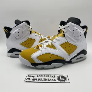 Size 9.5 - Air Jordan 6 Retro Yellow Ochre (CT8529-170)