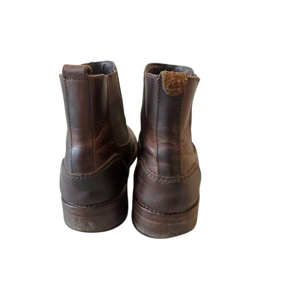 Size 9D Wolverine 1000 Mile Leather Boots Brown Chelsea Ankle‎ Pull on W05452