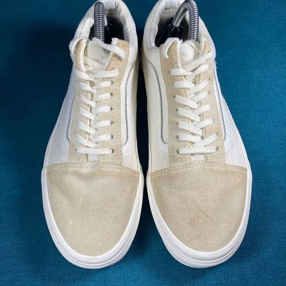 Size 9M/10.5women - Vans Old Skool beige sneakers