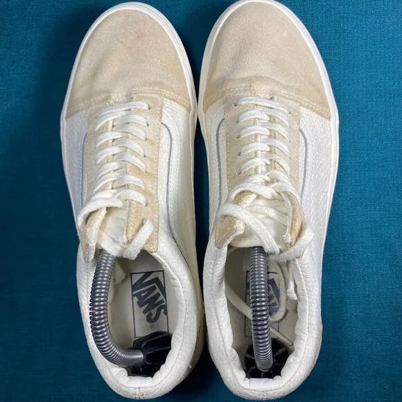 Size 9M/10.5women - Vans Old Skool beige sneakers