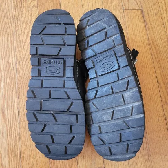 Skechers Chunky Black Fisherman Sandals 11 Open Toe 90s Y2K Platform
