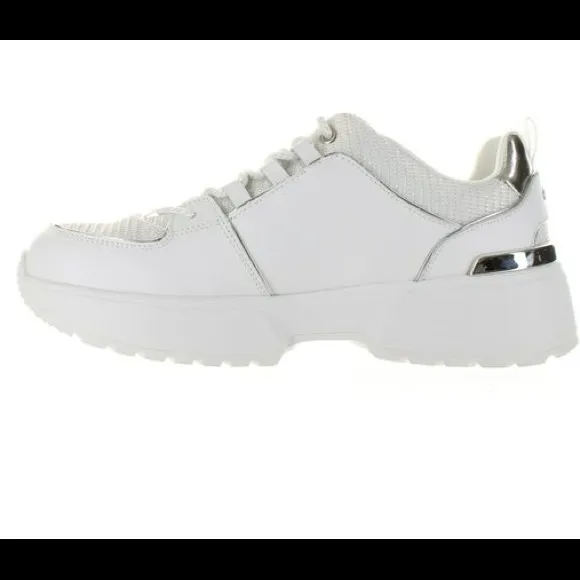 SKECHERS CONCEPT 3 WHITE SILVER SNEAKERS NIB SZ 8