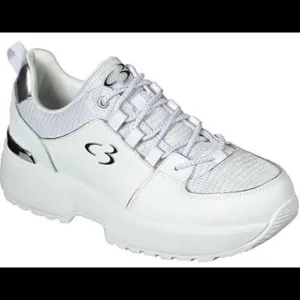 SKECHERS CONCEPT 3 WHITE SILVER SNEAKERS NIB SZ 8