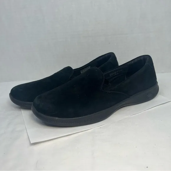 Skechers GOStep Lite Lavish Slip On Shoes Casual Comfort Loafer Black Women 9.5