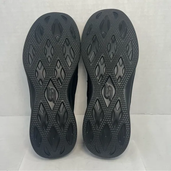 Skechers GOStep Lite Lavish Slip On Shoes Casual Comfort Loafer Black Women 9.5
