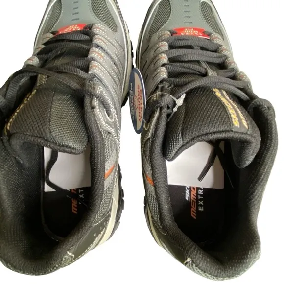 Skechers Men sz 8 Extra Wide Fit After Burn M.Fit 2.0 Shoes Fashion Sneakers New