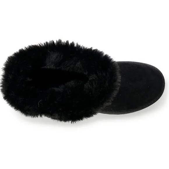 SO Abigail Faux-Fur winter boots Size 9.5  Color: Chestnut