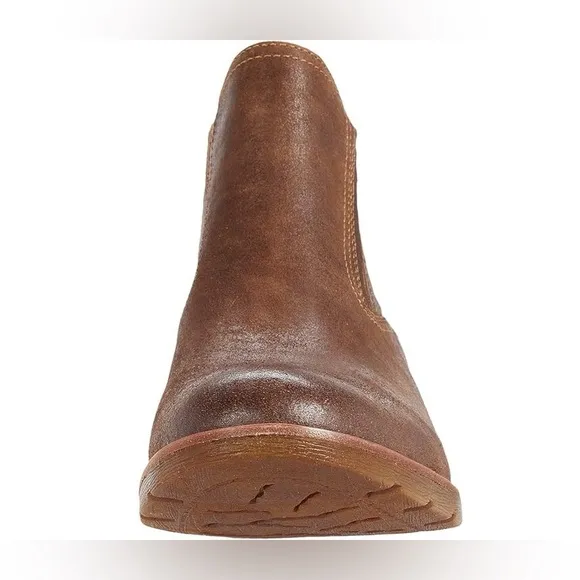Sofft Bellis III Womens 8 Brown Slip On Leather Ankle Boots Comfort Casual