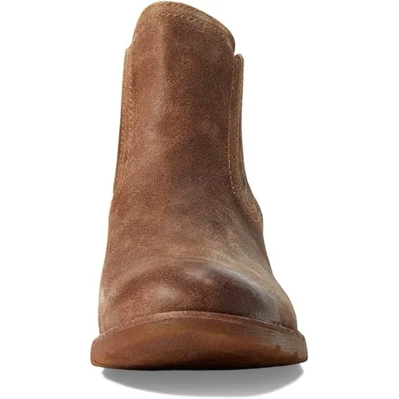 Sofft Bellis III Womens 8 Brown Slip On Leather Ankle Boots Comfort Casual
